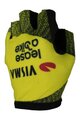 RAPIDGEAR Cyklistické rukavice krátkoprsté - VISMA TDF25 REPLICA GLOVES - žltá/čierna