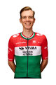 RAPIDGEAR Cyklistický dres s krátkym rukávom - REPLICA VISMA HUNGARIAN CHAMP 2025 - červená/biela/zelená