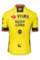 RAPIDGEAR Cyklistický dres s krátkym rukávom - TEAM VISMA BELGIUM CHAMPION 2025 - žltá
