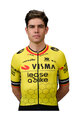 RAPIDGEAR Cyklistický dres s krátkym rukávom - TEAM VISMA BELGIUM CHAMPION 2025 - žltá