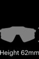 100% SPEEDLAB Cyklistické okuliare - HYPERCRAFT - čierna