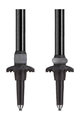 LEKI palice - KHUMBU AS 110-145 cm - biela/čierna