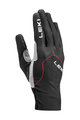 LEKI Cyklistické rukavice dlhoprsté - NORDIC SKIN 10.0 - červená/čierna