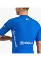 CASTELLI Cyklistický dres s krátkym rukávom - GIRO107 CLASSIFICATION - modrá