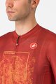CASTELLI Cyklistický dres s krátkym rukávom - #GIRO107 ROMA - červená