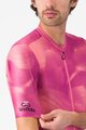 CASTELLI Cyklistický dres s krátkym rukávom - GIRO ESPRESSO - ružová