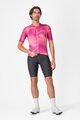 CASTELLI Cyklistický dres s krátkym rukávom - GIRO ESPRESSO - ružová