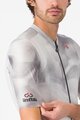 CASTELLI Cyklistický dres s krátkym rukávom - GIRO ESPRESSO - šedá