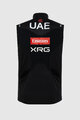 PISSEI Cyklistická vesta - UAE TEAM EMIRATES - XRG 2025 OFFICIAL WATERPROOF - čierna