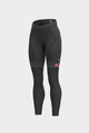 ALÉ Cyklistické nohavice dlhé bez trakov - PR-R MILD TIGHTS - čierna/ružová