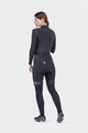 ALÉ Cyklistické nohavice dlhé bez trakov - PR-R MILD TIGHTS - čierna/ružová