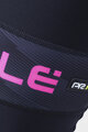 ALÉ Cyklistické nohavice dlhé bez trakov - PR-R MILD TIGHTS - čierna/ružová