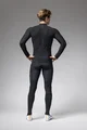 ALÉ Cyklistický dres s dlhým rukávom zimný - FONDO 3.0 - čierna