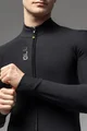 ALÉ Cyklistický dres s dlhým rukávom zimný - FONDO 3.0 - čierna