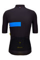 SANTINI Cyklistický dres s krátkym rukávom - TDF MAILLOT JAUNE ALPE D'HUEZ - čierna/viacfarebná