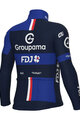 ALÉ Cyklistická zateplená bunda - GROUPAMA FDJ 2025 WINTER - modrá