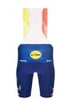 SANTINI Cyklistické nohavice krátke s trakmi - LIDL TREK - BIB SHORTS