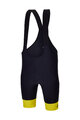 SANTINI Cyklistické nohavice krátke s trakmi - TOUR DE FRANCE - BIB SHORTS - čierna