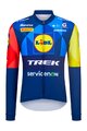 SANTINI Cyklistický dres s dlhým rukávom letný - LIDL TREK - LONG-SLEEVE JERSEY