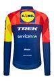 SANTINI Cyklistický dres s dlhým rukávom letný - LIDL TREK - LONG-SLEEVE JERSEY