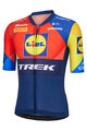 SANTINI Cyklistický dres s krátkym rukávom - LIDL TREK 2025 - viacfarebná