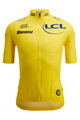 SANTINI Cyklistický dres s krátkym rukávom - TOUR DE FRANCE - YELLOW JERSEY - žltá