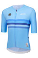 SANTINI Cyklistický dres s krátkym rukávom - UCI WORLD CHAMPION BELGIUM - modrá