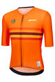 SANTINI Cyklistický dres s krátkym rukávom - UCI WORLD CHAMPION NETHERLANDS - oranžová