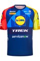 SANTINI Cyklistické tričko s krátkym rukávom - LIDL TREK - TECHNICAL T-SHIRT
