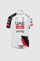 PISSEI Cyklistický dres s krátkym rukávom - UAE TEAM EMIRATES - XRG 2026 REPLICA JUNIOR - biela/čierna/červená