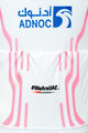 PISSEI Cyklistický dres s krátkym rukávom - UAE TEAM EMIRATES REPLICA GIRO D'ITALIA 2024 - biela/ružová