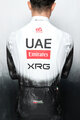 PISSEI Cyklistický dres s dlhým rukávom zimný - UAE TEAM EMIRATES - XRG 2025 REPLICA - biela/čierna
