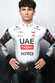 PISSEI Cyklistický dres s dlhým rukávom zimný - UAE TEAM EMIRATES - XRG 2025 REPLICA - biela/čierna