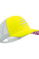 COMPRESSPORT Cyklistická čiapka - TRUCKER CAP - žltá/šedá