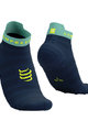 COMPRESSPORT Cyklistické ponožky členkové - PRO RACING SOCKS V4.0 ULTRALIGHT RUN - modrá/svetlo modrá