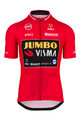 AGU Cyklistický dres s krátkym rukávom - JUMBO-VISMA 2019 - červená