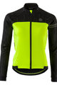 AGU Cyklistická zateplená bunda - ESSENTIAL HIVIS LADY - čierna/žltá