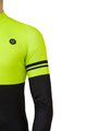 AGU Cyklistický dres s dlhým rukávom zimný - DUO WINTER - čierna/žltá