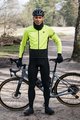 AGU Cyklistická zateplená bunda - WINTER ESSENTIAL - čierna/žltá