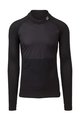 AGU Cyklistické tričko s dlhým rukávom - WINTER WIND BREAKER - čierna
