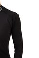 AGU Cyklistické tričko s dlhým rukávom - WINTER WIND BREAKER - čierna