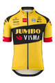 AGU Cyklistický dres s krátkym rukávom - JUMBO-VISMA 2020 - žltá/čierna