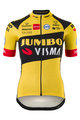 AGU Cyklistický dres s krátkym rukávom - JUMBO-VISMA '20 LADY - čierna/žltá