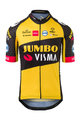 AGU Cyklistický dres s krátkym rukávom - JUMBO-VISMA 2021 - čierna/žltá