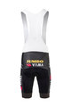 AGU Cyklistické nohavice krátke s trakmi - JUMBO-VISMA 2021 - čierna