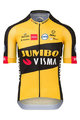 AGU Cyklistický dres s krátkym rukávom - JUMBO-VISMA 2021 - čierna/žltá