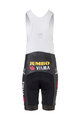 AGU Cyklistické nohavice krátke s trakmi - JUMBO-VISMA '21 KIDS - čierna