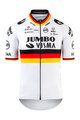 AGU Cyklistický dres s krátkym rukávom - JUMBO-VISMA 2021 - biela/žltá/červená