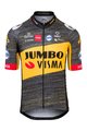 AGU Cyklistický dres s krátkym rukávom - JUMBO-VISMA 2021 TDF - čierna/žltá