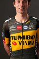 AGU Cyklistický dres s krátkym rukávom - JUMBO-VISMA 2021 TDF - čierna/žltá